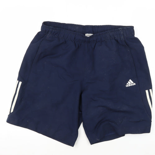 Adidas Men Navy L Athletic Shorts