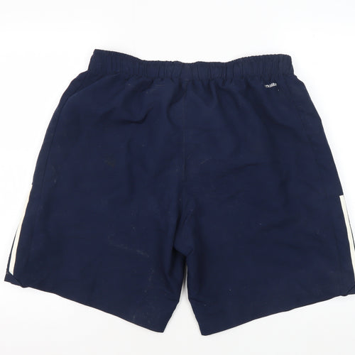 Adidas Men Navy L Athletic Shorts