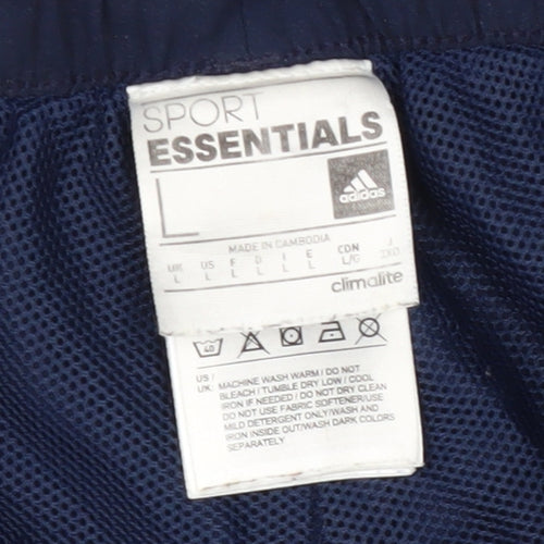 Adidas Men Navy L Athletic Shorts