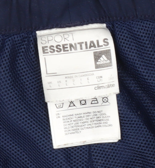 Adidas Men Navy L Athletic Shorts