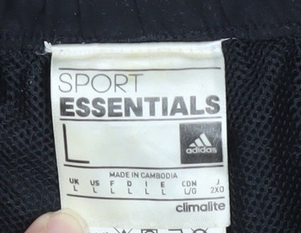 Adidas Men's Black Athletic Shorts L