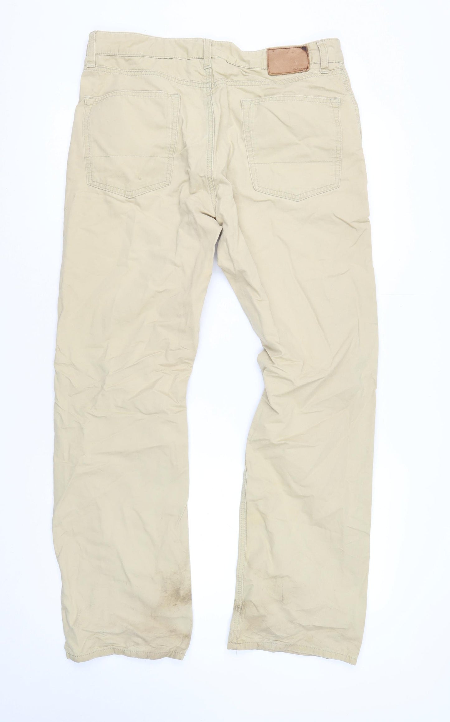 Gap Men's Beige Chino Trousers 34/32 Straight