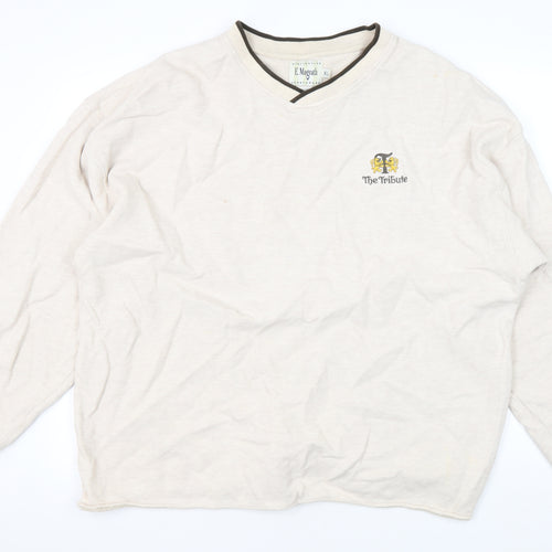 E. Magrath Men's Beige XL Pullover Sweatshirt