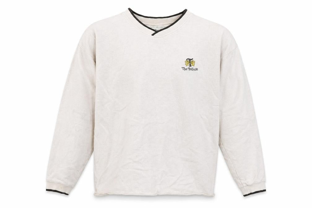 Front view of E. Magrath Men's Beige XL Pullover Sweatshirt