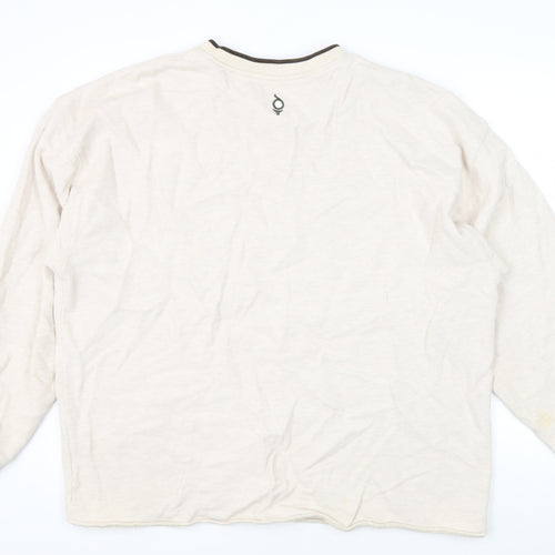 E. Magrath Men's Beige XL Pullover Sweatshirt
