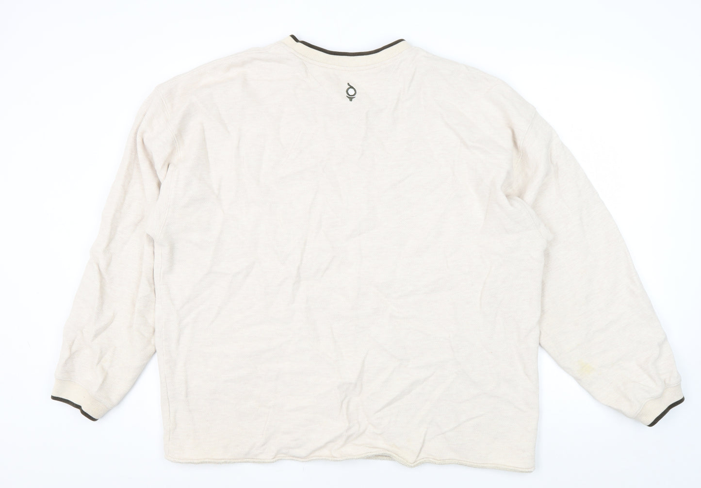 E. Magrath Men's Beige XL Pullover Sweatshirt