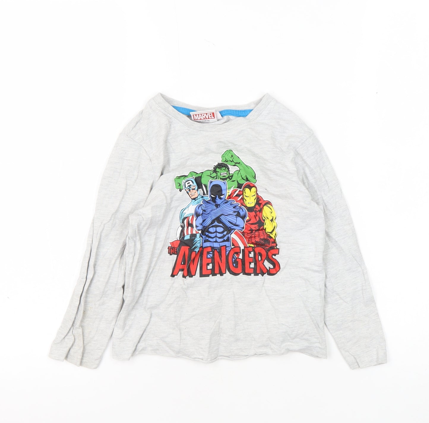 Marvel Boys Grey Avengers Long Sleeve T-Shirt 4-5 Years