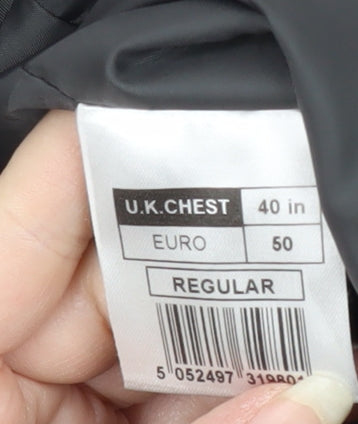 Occasions Men's Grey Waistcoat 40 Regular