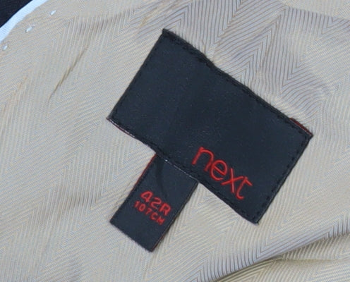 Next Men's Black Pinstripe Suit Jacket 42R