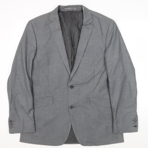 Occasions Men's Grey Blazer, Size 40 Regular Fit