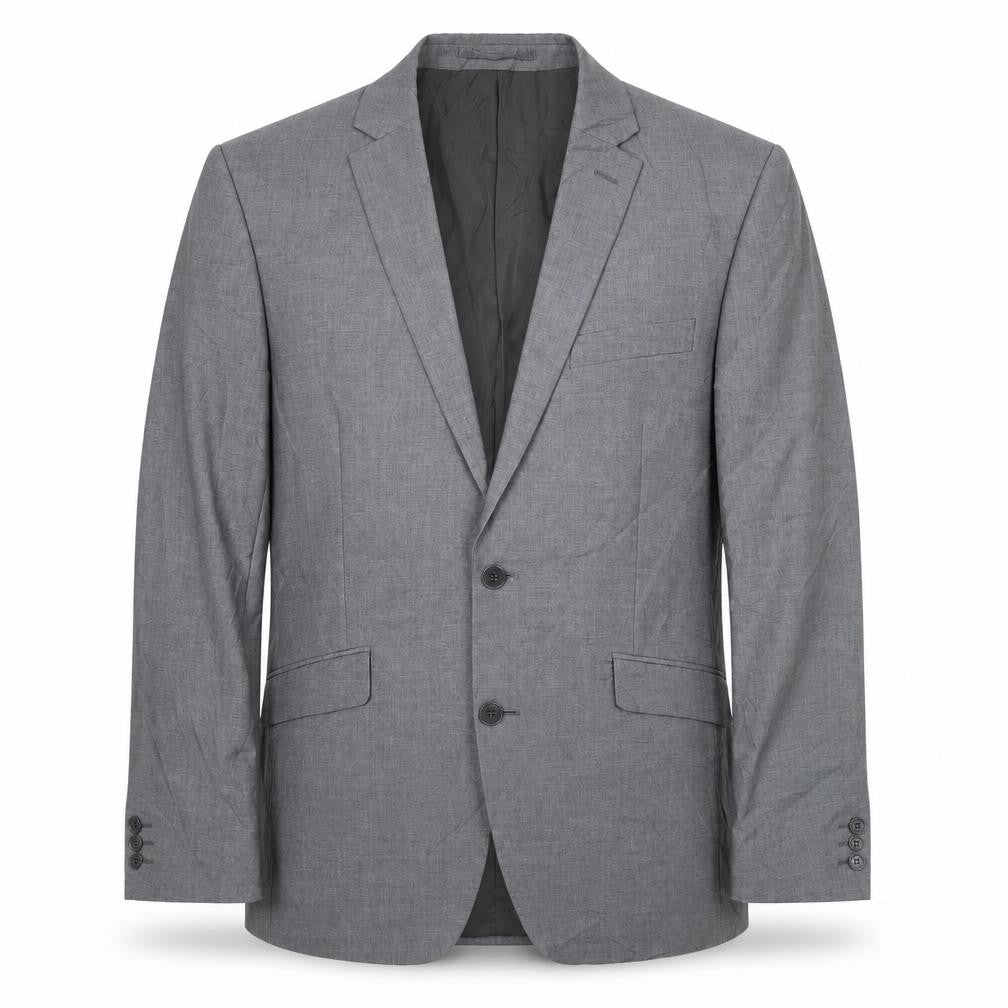 Front view of Occasions Men's Grey Blazer, size 40, Regular Fit