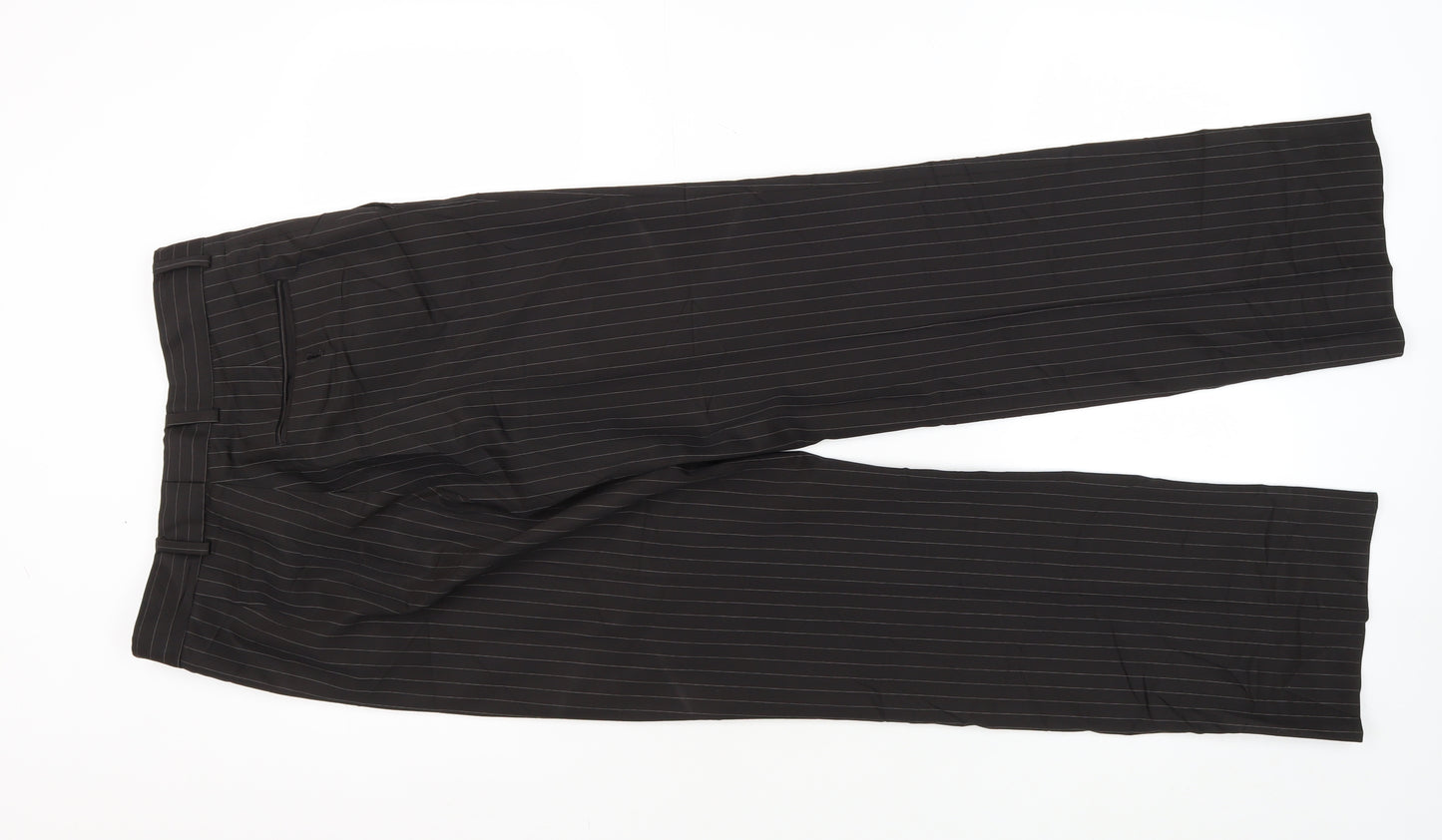 Burton Men's Black Striped Dress Pants Size 28