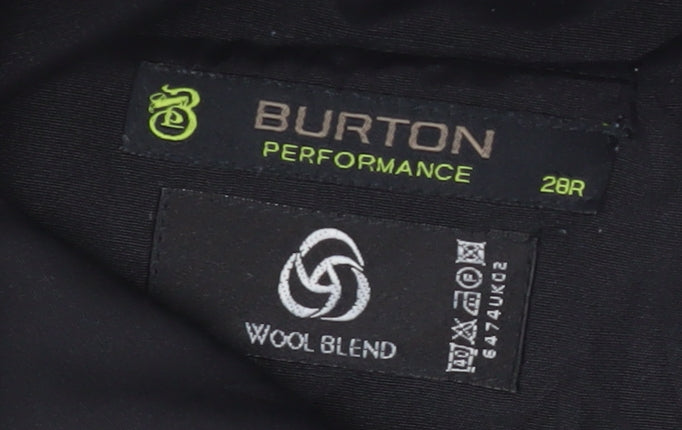 Burton Men's Black Striped Dress Pants Size 28