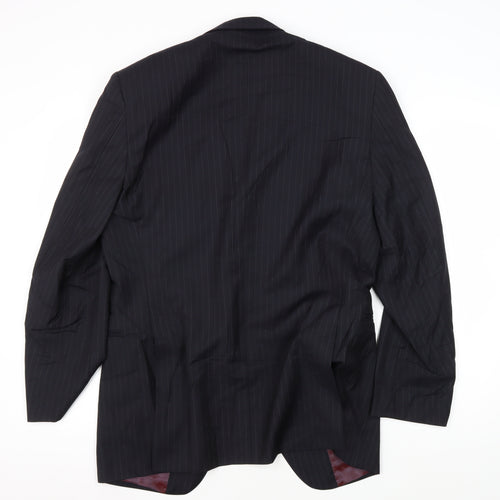 Austin Reed Men's Blue Striped Blazer 38 Regular
