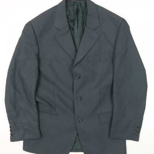 Marks and Spencer Men's Green Suit Jacket 40S