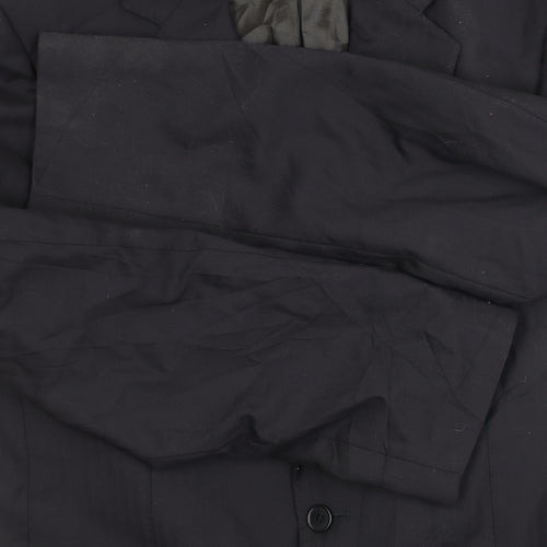 Marks and Spencer Men's Black Wool Jacket 40L