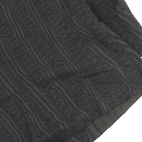 Anthony Loretto Men's Black 42R Peak Lapel Blazer