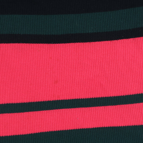 Body Flirt Women's Red Striped Roll Neck Jumper, Size S