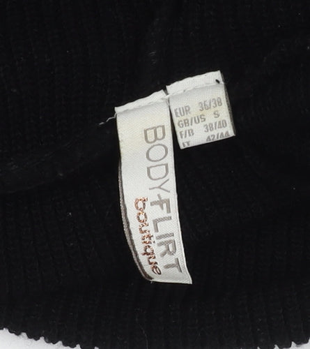 Body Flirt Women's Red Striped Roll Neck Jumper, Size S