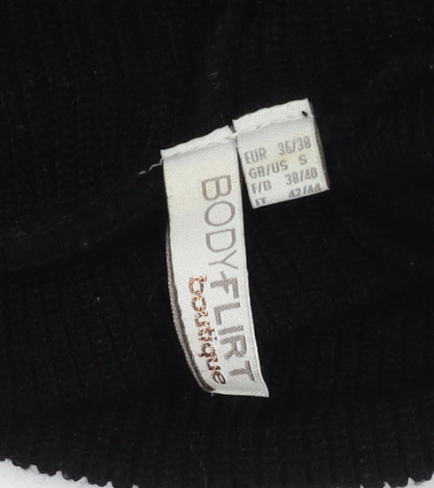 Body Flirt Women's Red Striped Roll Neck Jumper, Size S