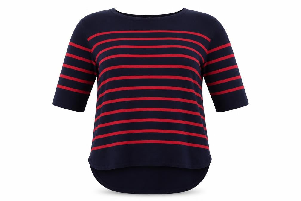 Front view of Phase Eight Women's Multicoloured Striped Jumper XS