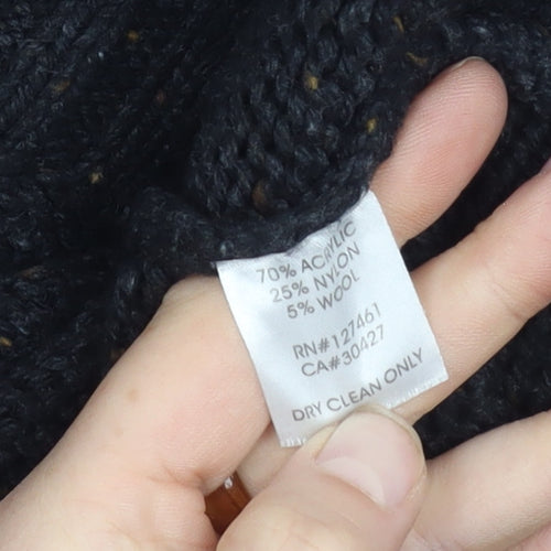 Wildfox Women's Black Knit Jumper, Size S, Balloon Sleeves