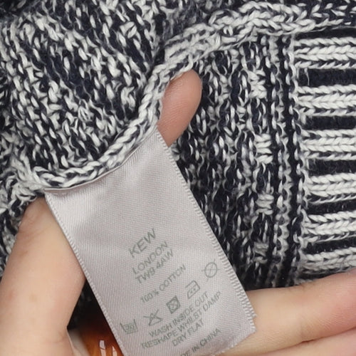 Kew Boys Grey Pullover Knit Jumper, Size S, Casual Autumn Wear