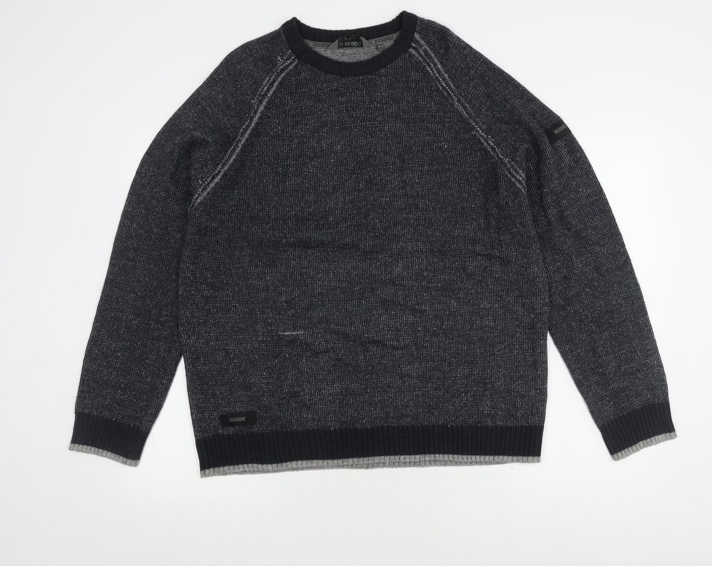 Dissident Men's Black XL Pullover Jumper