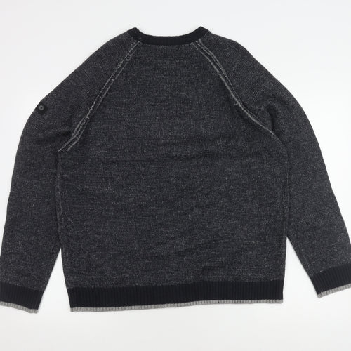Dissident Men's Black XL Pullover Jumper