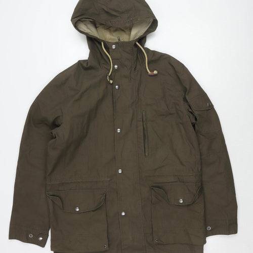 H&M Unisex Green Parka Jacket M Casual Outdoor