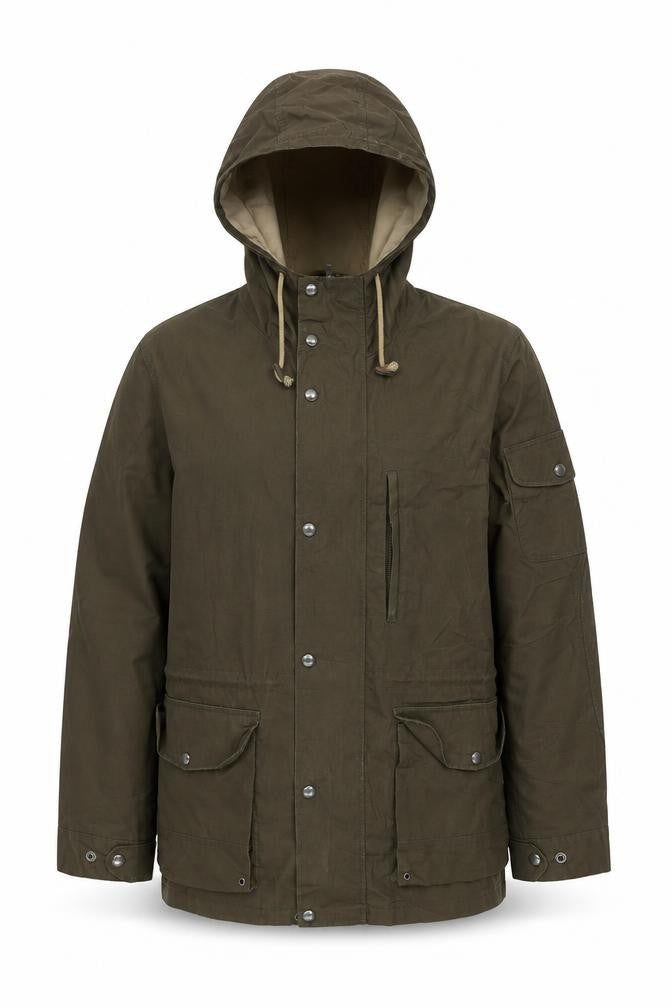 H&M Unisex Green Parka Jacket M Casual Outdoor
