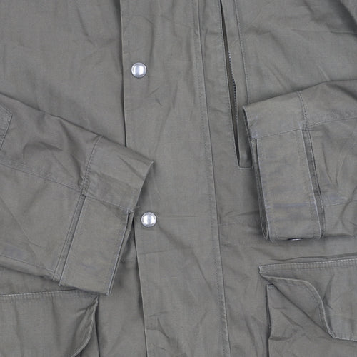 H&M Unisex Green Parka Jacket M Casual Outdoor