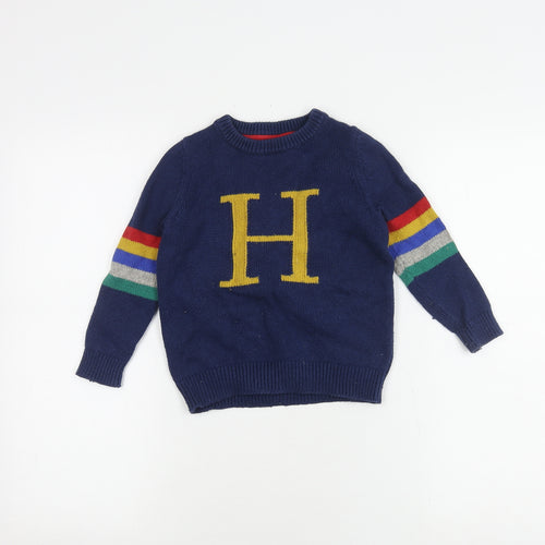 Mini Boden Boys Blue Harry Potter Pullover Jumper, 5-6 Years