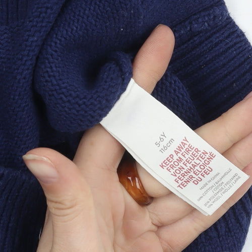 Mini Boden Boys Blue Harry Potter Pullover Jumper, 5-6 Years