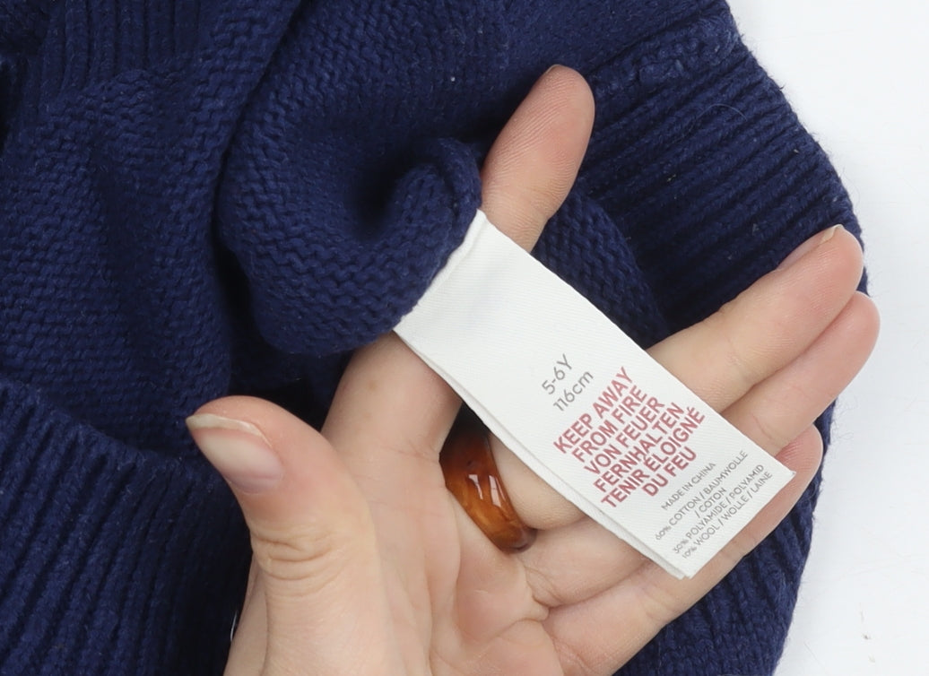 Mini Boden Boys Blue Harry Potter Pullover Jumper, 5-6 Years