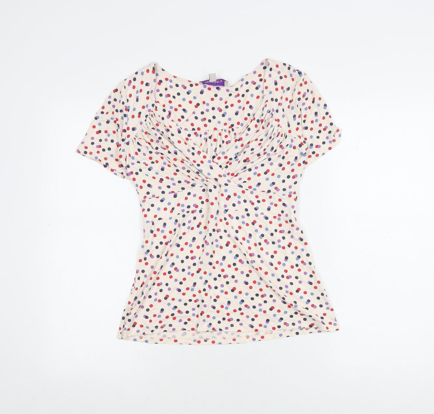 Pepperberry Women's Multicoloured Polka Dot Top Size 8