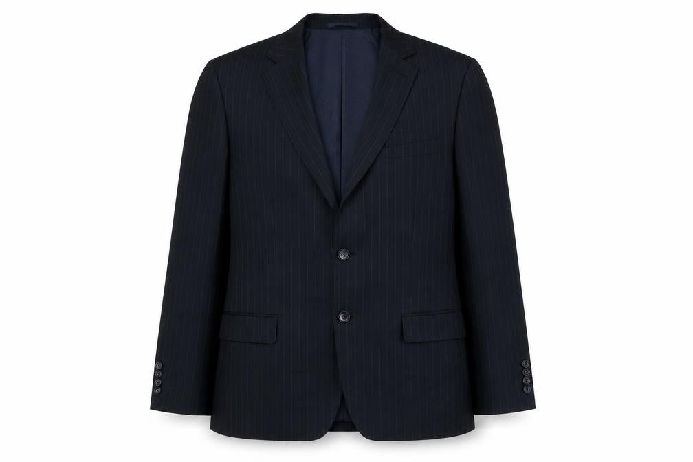 Front view of Skopes Men's Blue Striped Blazer 40S