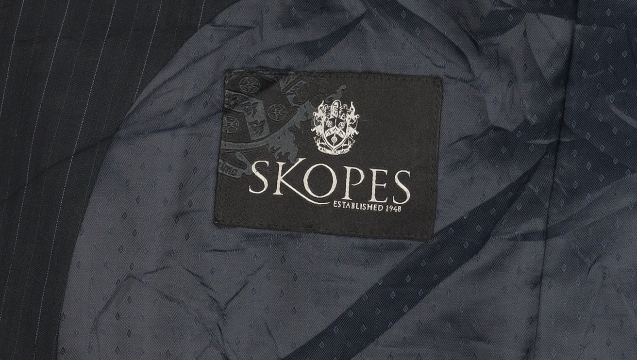 Skopes Men's Blue Striped Blazer 40S