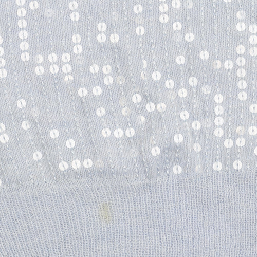 Next Women's Blue Sequin Pullover Jumper Size 8