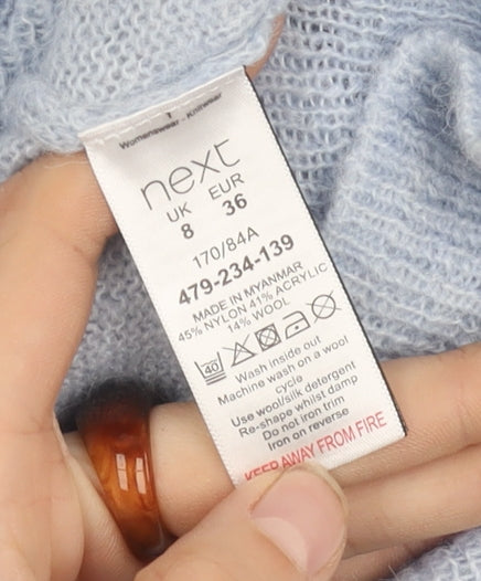 Next Women's Blue Sequin Pullover Jumper Size 8