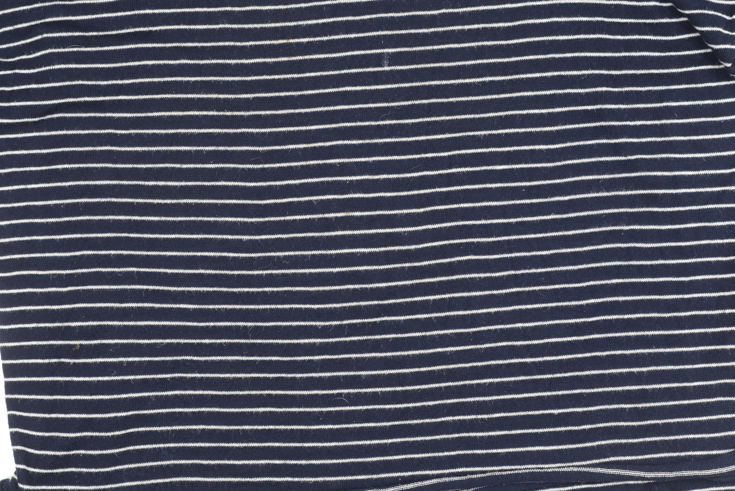 Zara Women Blue Striped Cotton Pullover Jumper Size S