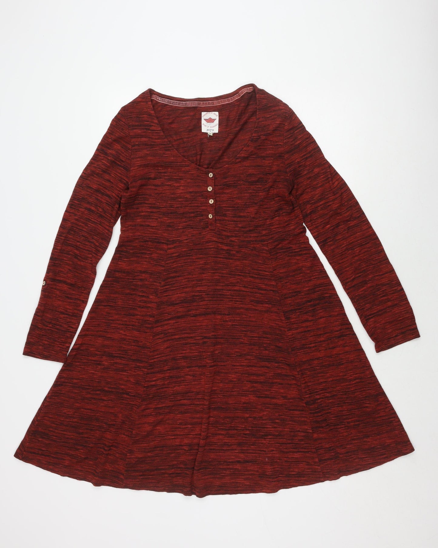 Mint Velvet Women's Red A-Line Dress Size 14