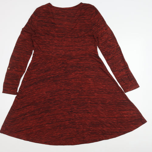 Mint Velvet Women's Red A-Line Dress Size 14