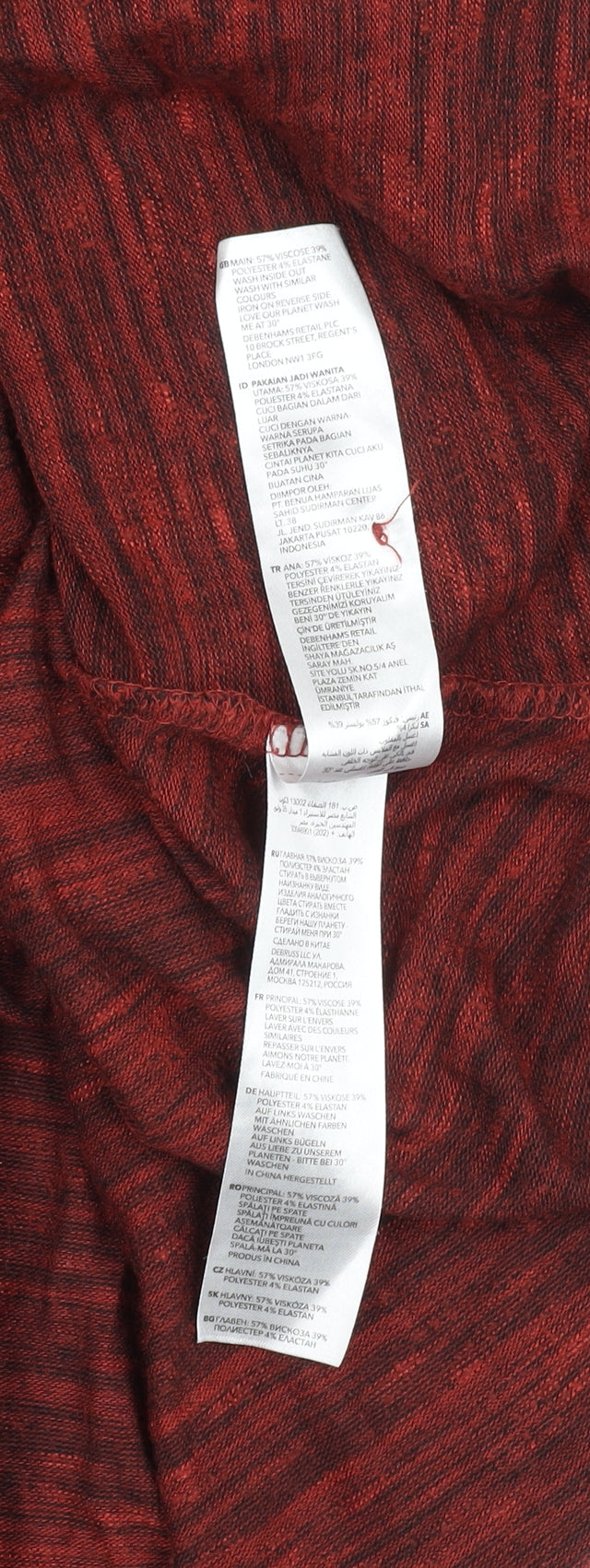 Mint Velvet Women's Red A-Line Dress Size 14