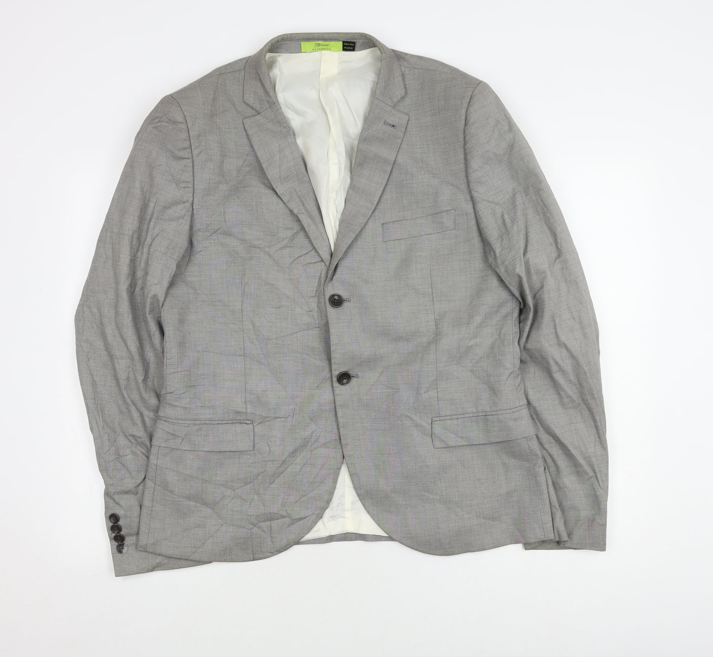 Topman Grey Men's Blazer 42 Regular Fit