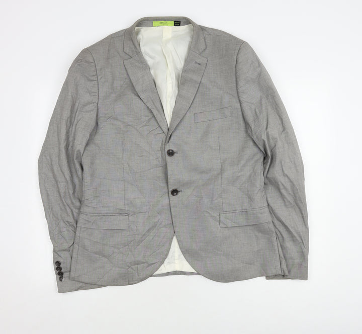 Topman Grey Men's Blazer 42 Regular Fit
