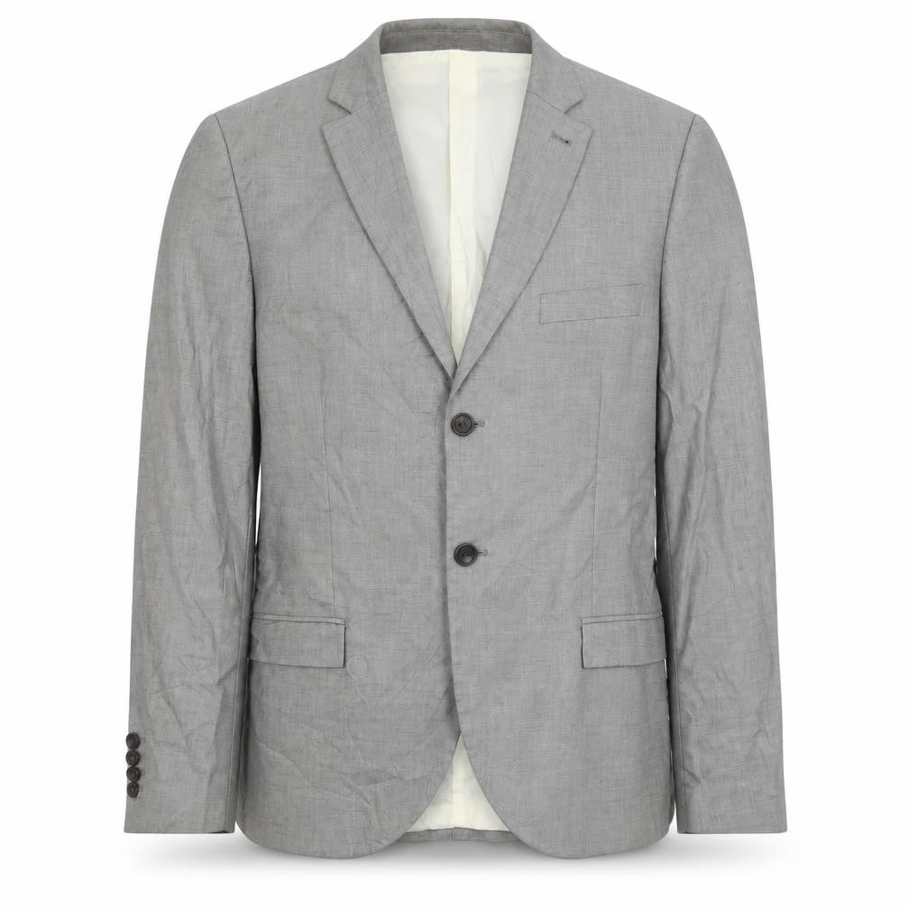 Front view of Topman Grey Men's Blazer 42 Regular Fit