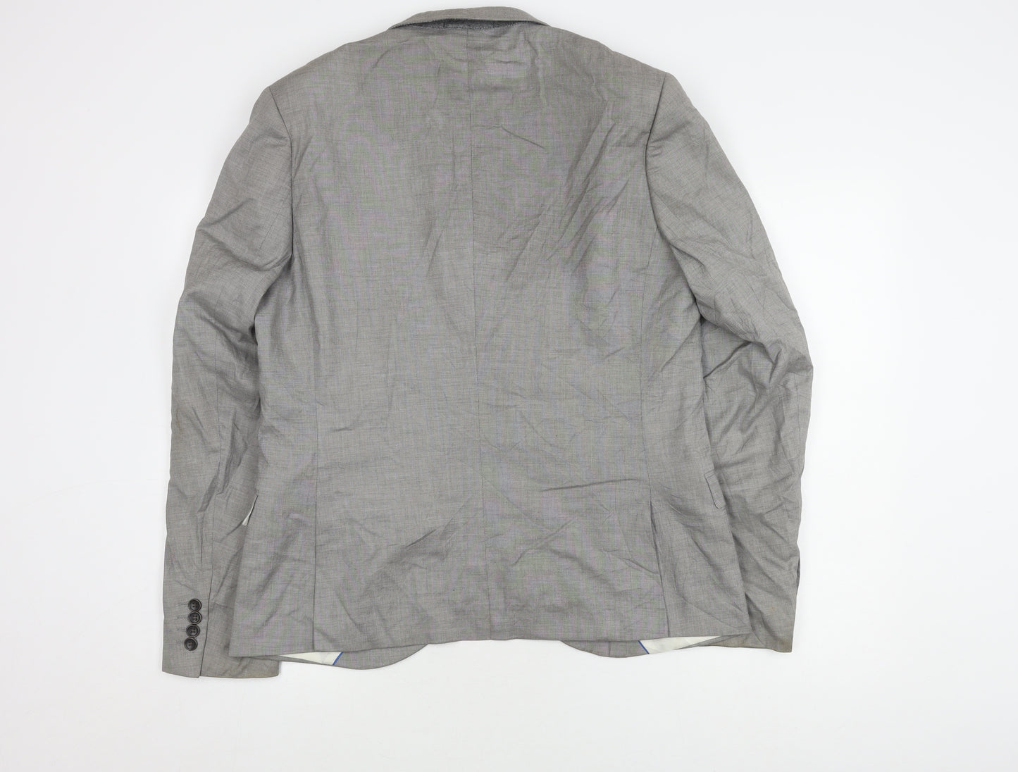Topman Grey Men's Blazer 42 Regular Fit