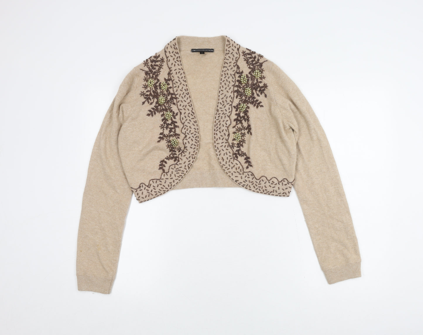 Marks and Spencer Women's Beige Shrug in Medium