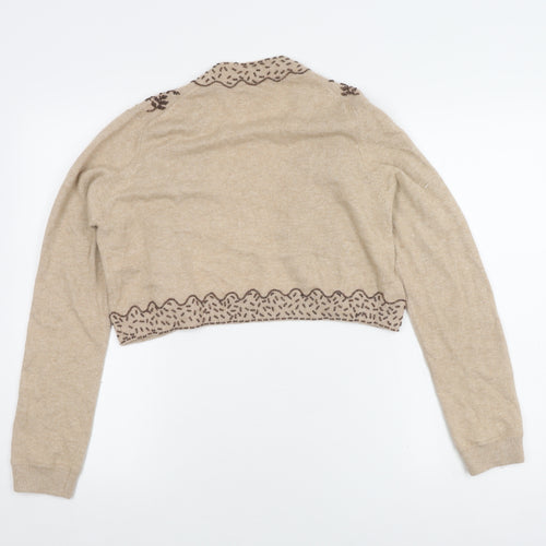 Marks and Spencer Women's Beige Shrug in Medium